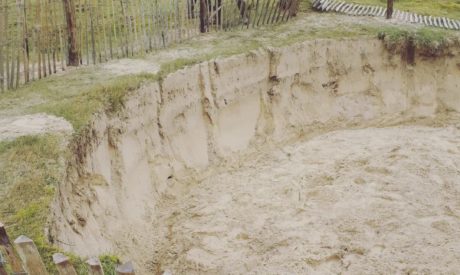 Terminales GMNF, travaux dans les dunes de Tronoën